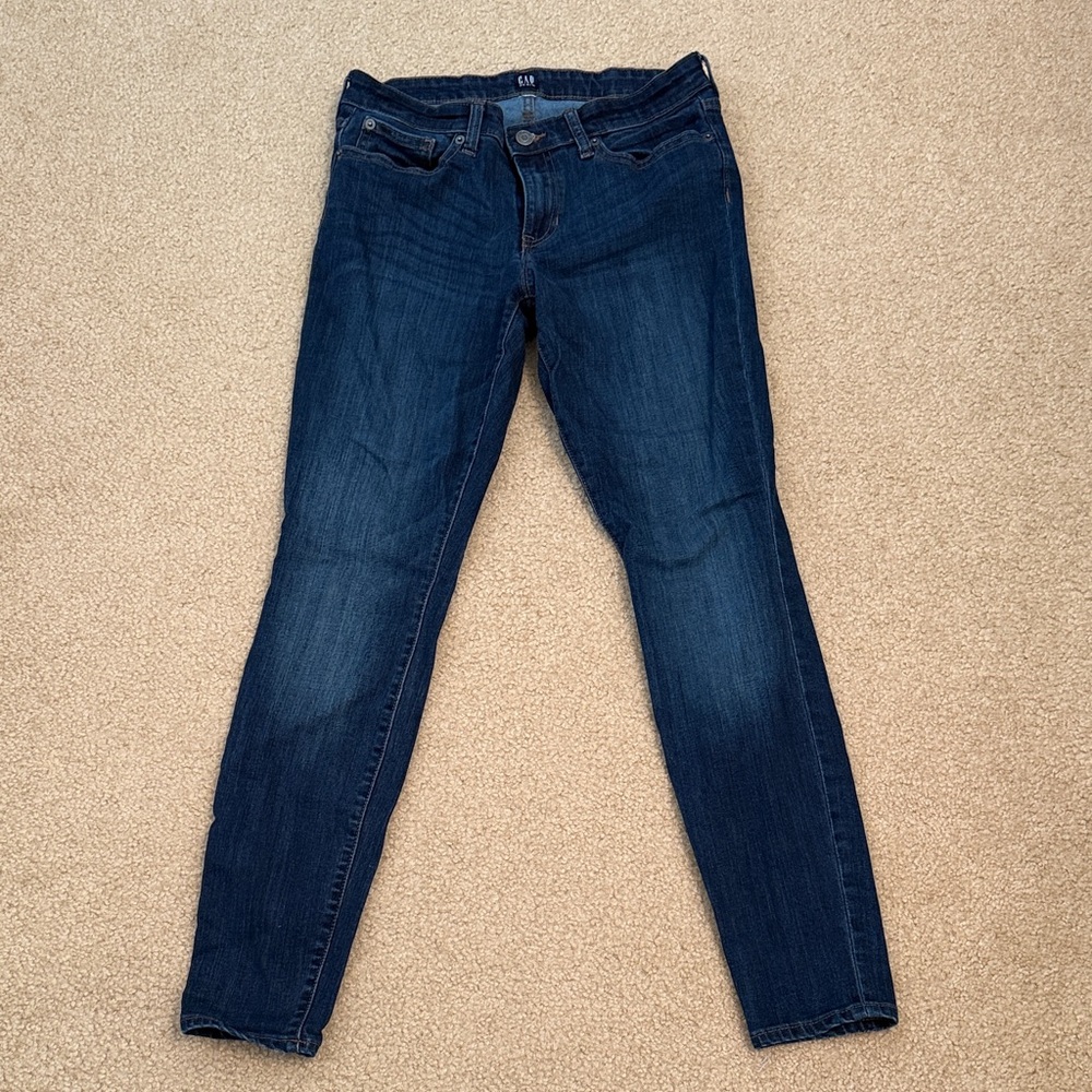 GAP Factory Dark Blue Skinny Jeans